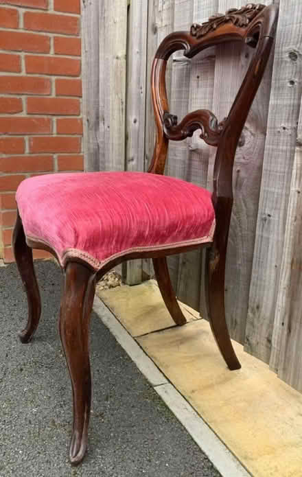 Photo of free Victorian Chair (Needs repairing) (Market Harborough LE16) #2