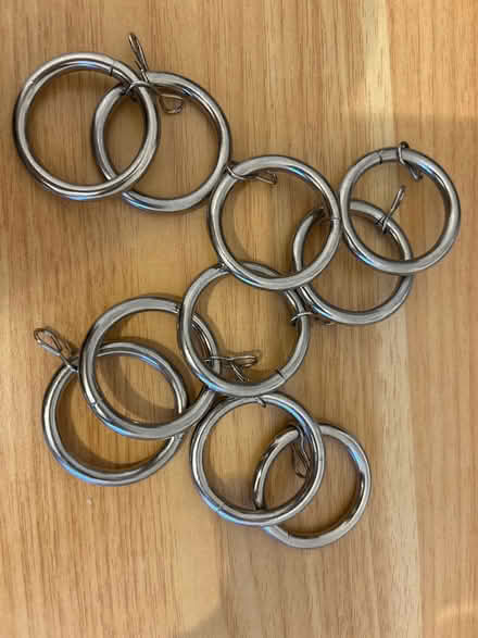 Photo of free 10 x curtain hooks (RG21 Brookvale, Basingstoke) #1