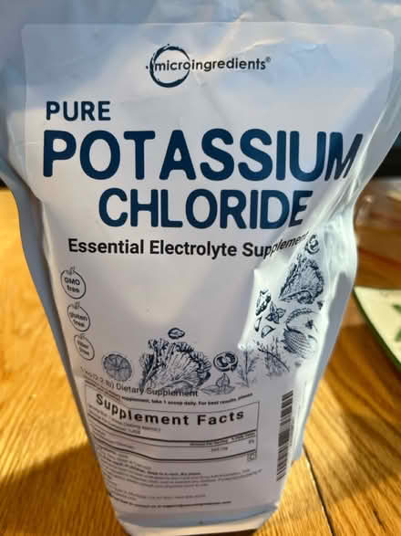 Photo of free Bag of potassium chloride (North Asheville Beaverdam area) #1