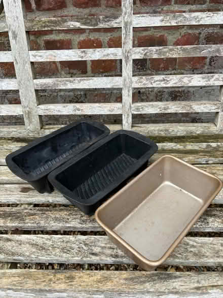 Photo of free Bread cake tins 2 x silicone 1 tin (Old Dilton BA13) #1