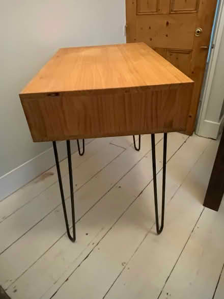 Photo of free Modernist Desk in pine & metal (Dyke Road area BN1) #4