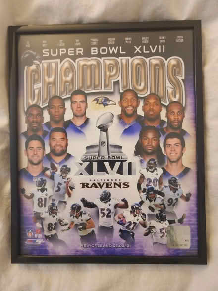 Photo of free Ravens superbowl photo, 8x10 (Catonsville) #1