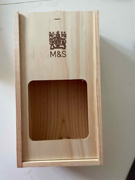 Photo of free M&S wooden wine box (Forest Gate E7) #1