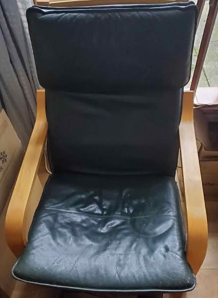 Photo of free Ikea Poang chair and footstool. (Temple Cowley OX4) #1