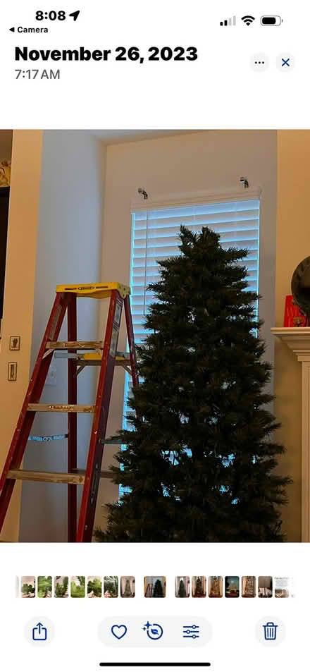 Photo of free 8ft tall Christmas tree (Va Center Commons) #2