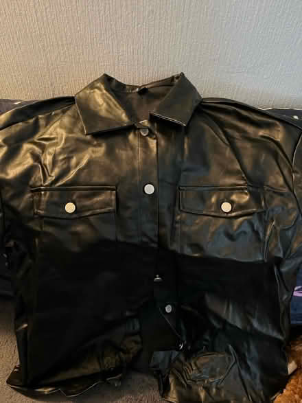 Photo of free Leather look jacket (Paisley PA2) #1