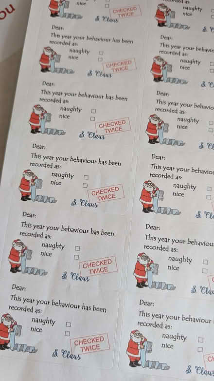 Photo of free Christmas Eve Box stickers (Llangynnwr SA31) #3