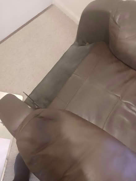 Photo of free Leather Armchair (Barnstable. Loverings Court.) #3