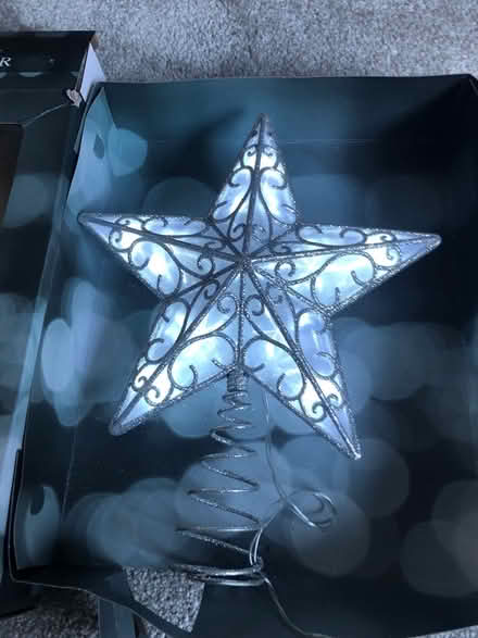 Photo of free LED Tree topper star (Billericay) #1