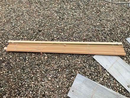 Photo of free Wood effect blind 1.69m long (Lamborough Hill OX13) #2