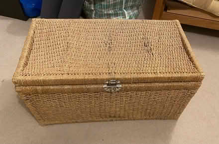 Photo of free Wooden wicker chest (Walton Manor OX2) #1