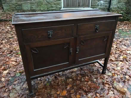 Photo of free Antique wooden sideboard (Bucknell SY7) #2