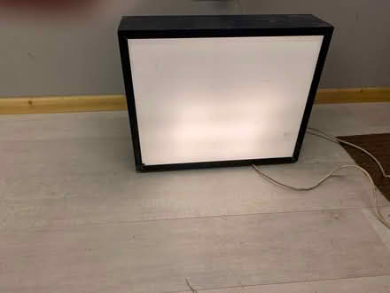 Photo of free Old light box, does light up. (Llandrindod LD1) #3