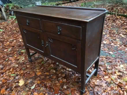 Photo of free Antique wooden sideboard (Bucknell SY7) #1