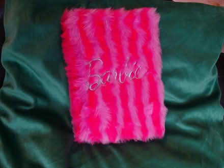 Photo of free Pink striped Barbie exercise book (Tolworth KT5) #1