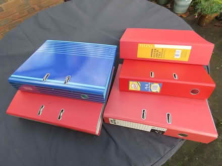 Photo of free Lever arch folders (Frimley Green GU16) #1