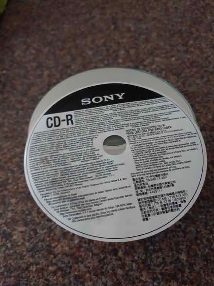 Photo of free sony cd-r (Warminster BA12) #3