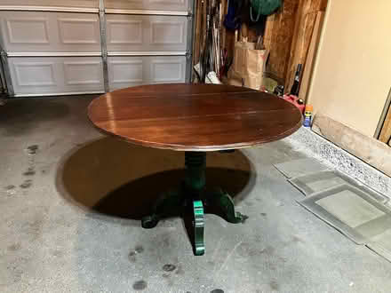 Photo of free Round wood table (Chapel Hill north) #1