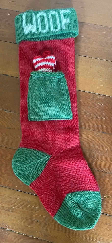 Photo of free Woof Christmas Stocking (Pasadena 91104) #1