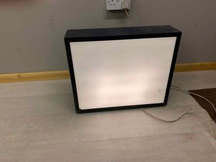 Photo of free Old light box, does light up. (Llandrindod LD1) #1