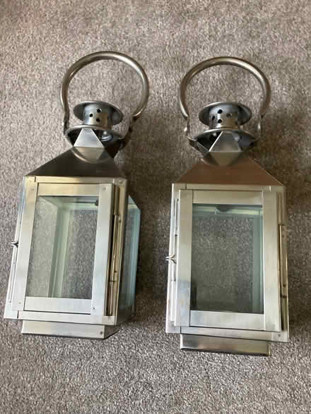 Photo of free Two Tea Light Lanterns (CT15) #1