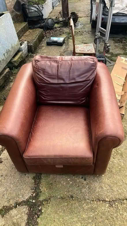 Photo of free Leather Armchair (TN24) #1