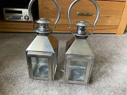 Photo of free Two Tea Light Lanterns (CT15) #2