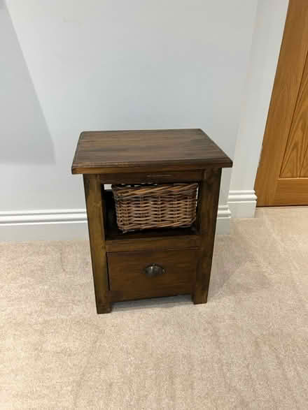 Photo of free Wooden Bedside table (Burnham Beeches SL1) #1