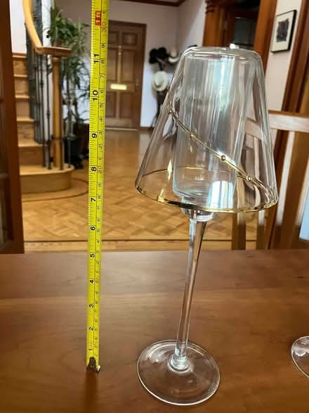 Photo of free Fancy glass candleholders (White Oaks area of San Carlos) #2