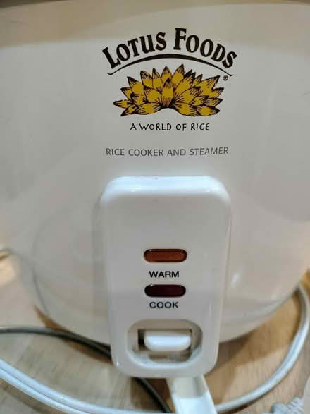 Photo of free Lotus Foods Rice Cooker (Phoenixville borough) #2