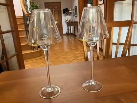 Photo of free Fancy glass candleholders (White Oaks area of San Carlos) #1