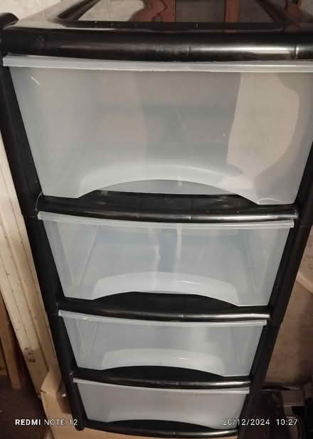 Photo of free Plastic storage drawers (Hemsworth S14) #1