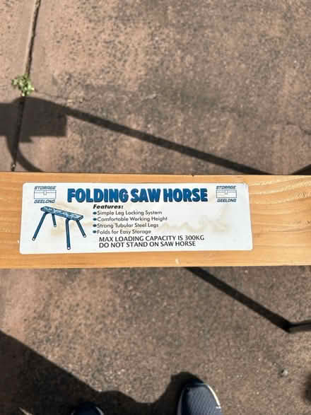 Photo of free Folding Saw Horse (Chelsea Heights) #1