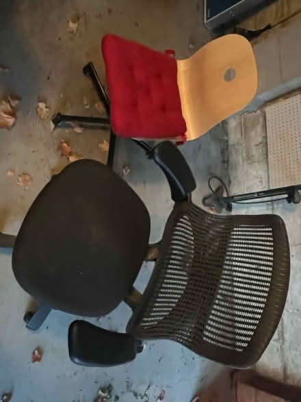 Photo of free Two desk chairs (Nonantum) #3