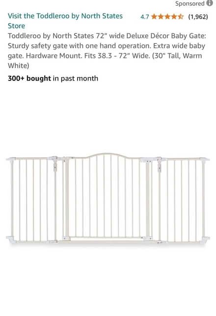 Photo of free Toddleroo Baby Gate (Redwood) #3