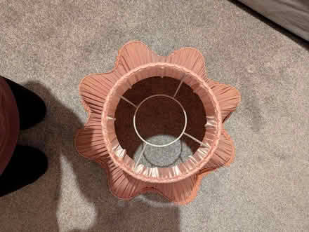 Photo of free Pink tasselled lampshade (Woking GU22) #3