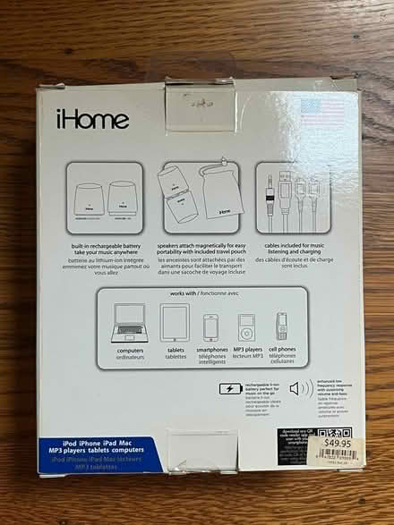 Photo of free iHome Portable Rechargable Speakers (Berkeley, near Claremont Hotel) #3