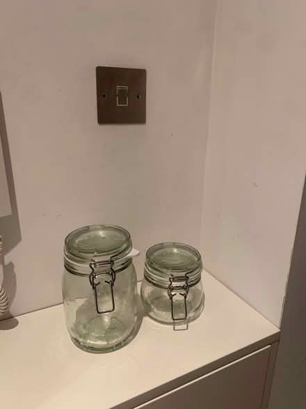 Photo of free Mason jars with rubber contour (SE17) #1