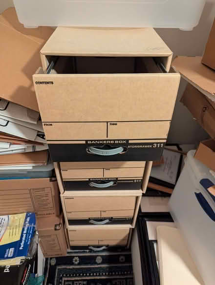 Photo of free 4 File Boxes w/File Frames, Drawers (Cathedral Heights / AU) #2