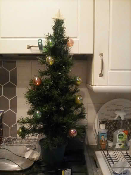 Photo of free Small fibre optic Christmas tree (Shipley, BD18) #1