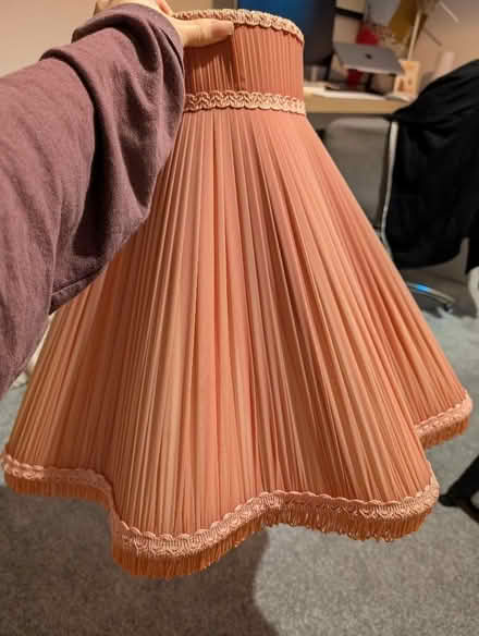 Photo of free Pink tasselled lampshade (Woking GU22) #1