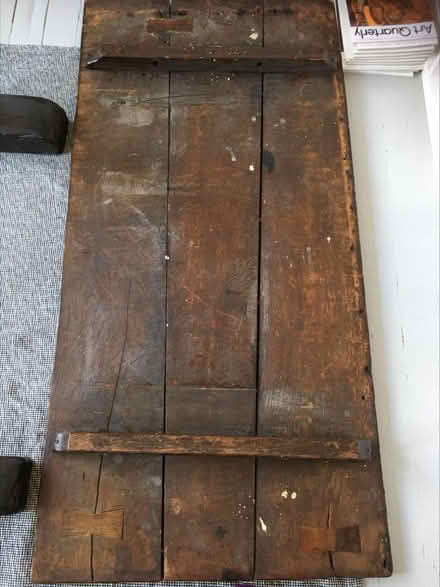 Photo of free Oak Trestle Table (Hornsey N8) #4