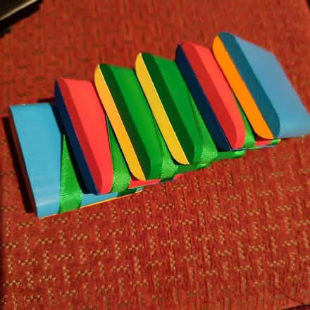 Photo of free Jacob's Ladder wooden toy, kinetic illusion. (Church RG2) #2