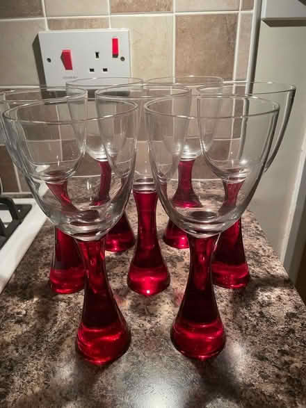 Photo of free Tall Wine Glasses. (Findern DE65) #2