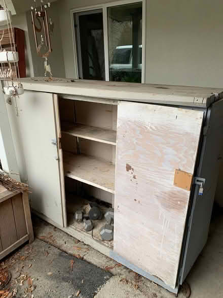 Photo of free Outdoor storage unit (Woodside near Town) #1