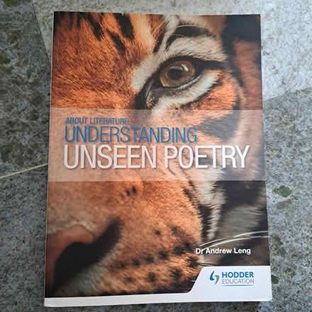 Photo of free Unseen Poetry by Dr Andrew Leng (East) #1