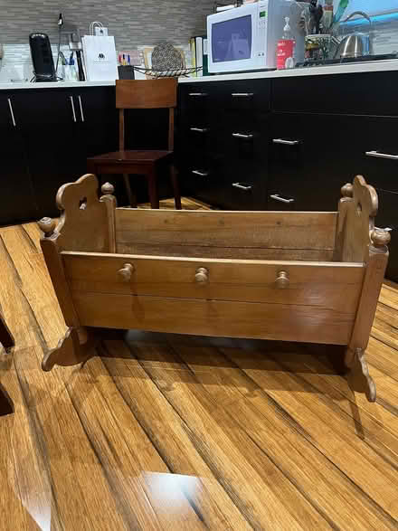 Photo of free Antique Wooden Cradle (Bennett Valley) #2