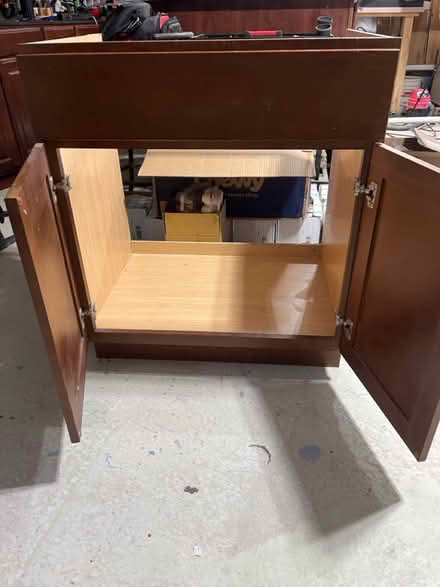 Photo of free Vanity cabinet (Thompson/Harmony - Middletown) #2