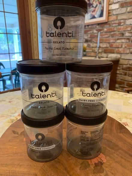 Photo of free Five Talenti Pint Jars (Saratoga) #1