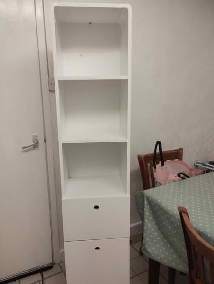 Photo of free Tall bathroom storage cabinet (Leominster HR6) #1